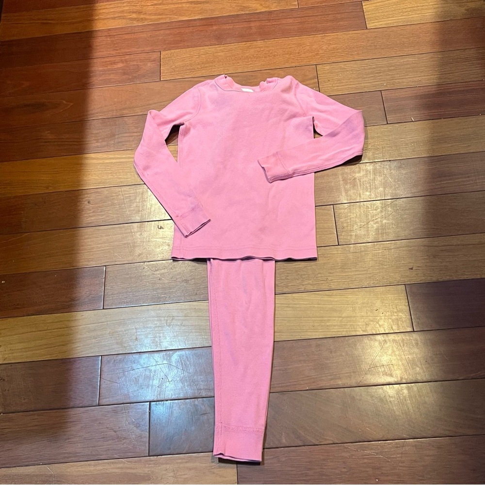 Hanna Andersson Soft Pink Pajama Set